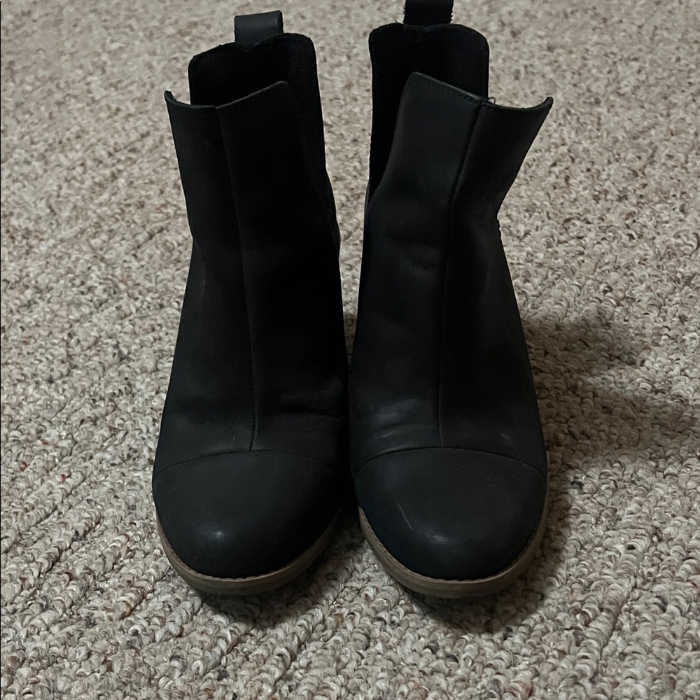 Toms Black Ankle Booties